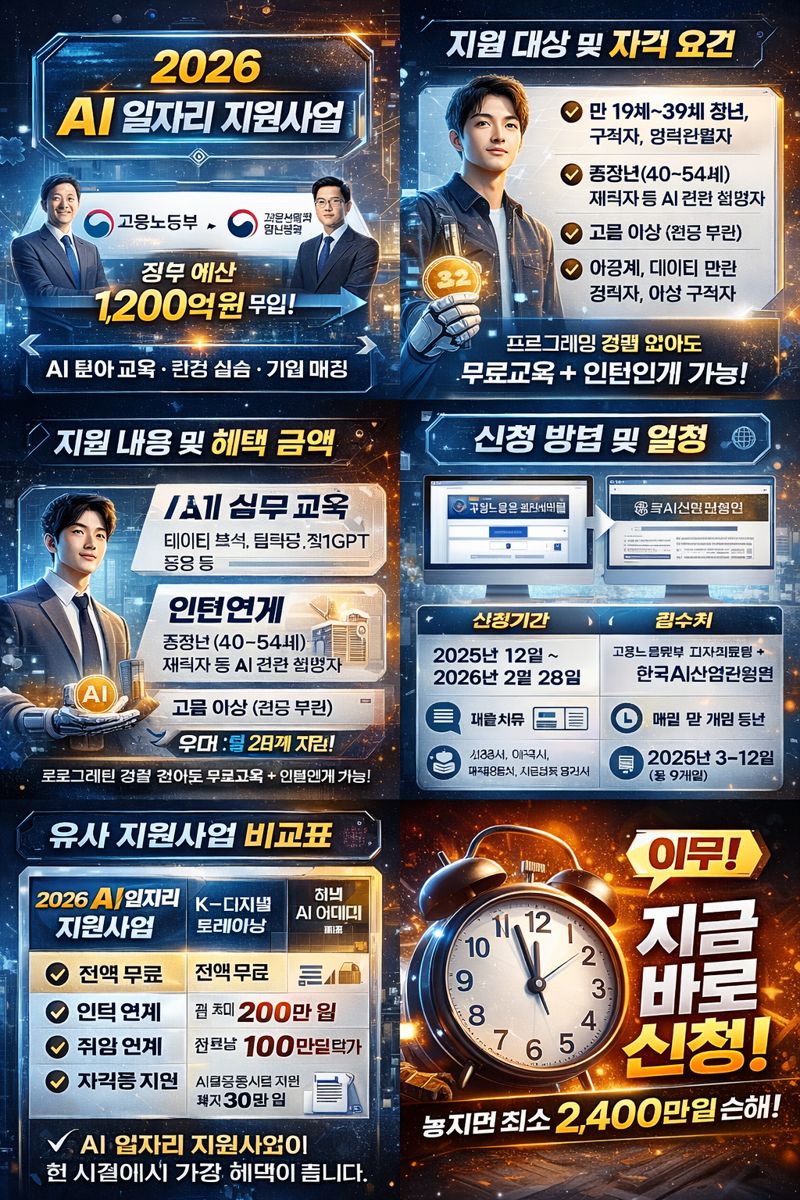 2026 AI 일자리 지원사업이란?