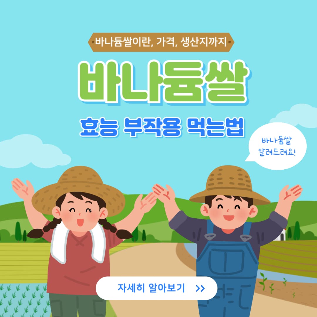 바나듐쌀 부작용 효능 먹는법 완벽정리(+바나듐쌀이란 가격 생산지)