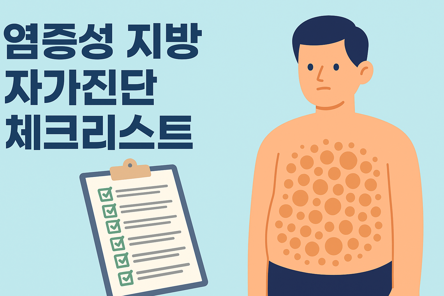 염증성 지방 자가진단 리스트 이미지