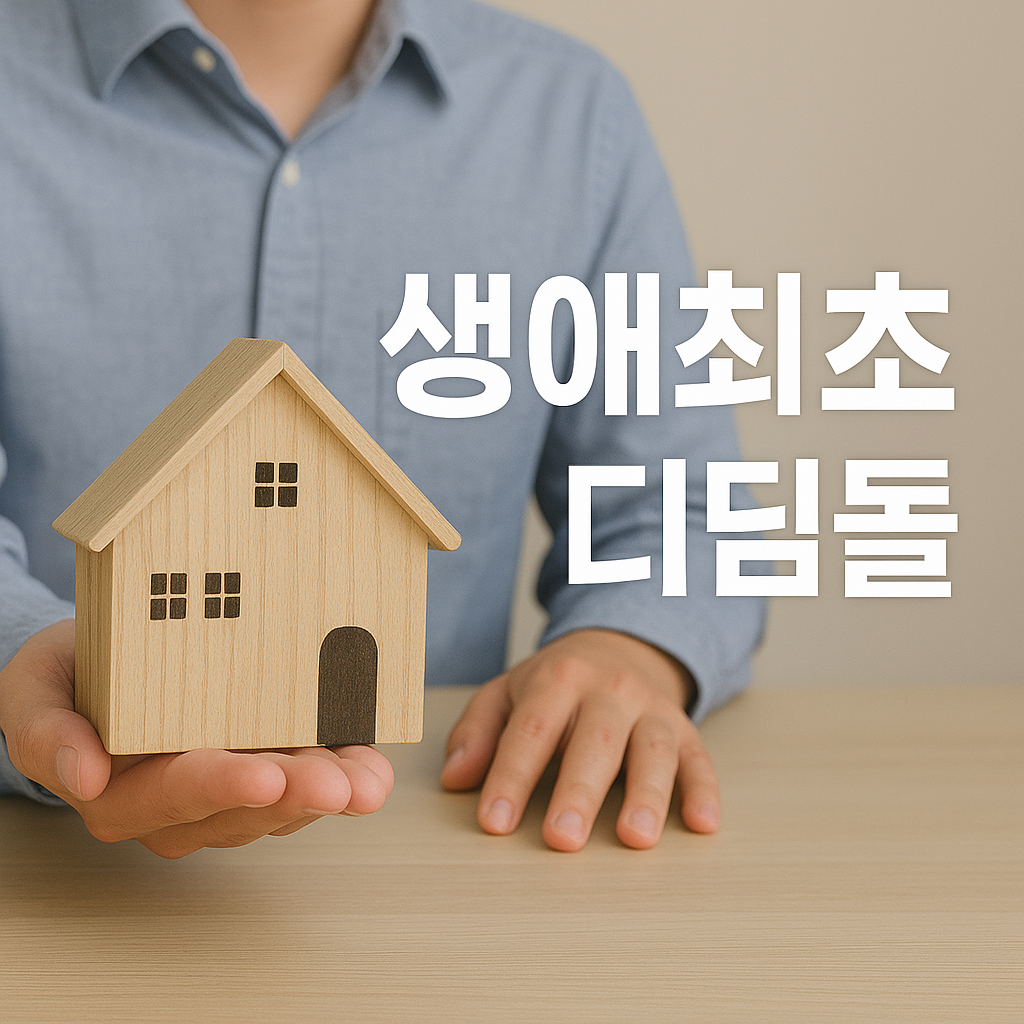 생애최초 디딤돌대출 조건