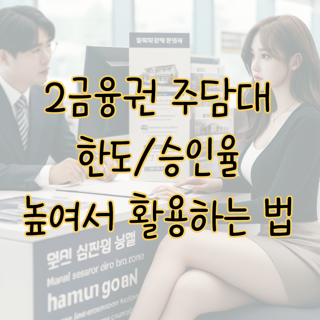 2금융권 주택담보대출 한도 및 승인율 높여서 최대한 활용하는 방법 표지