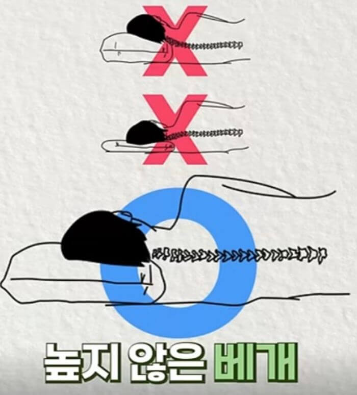 높지않은-베개사진