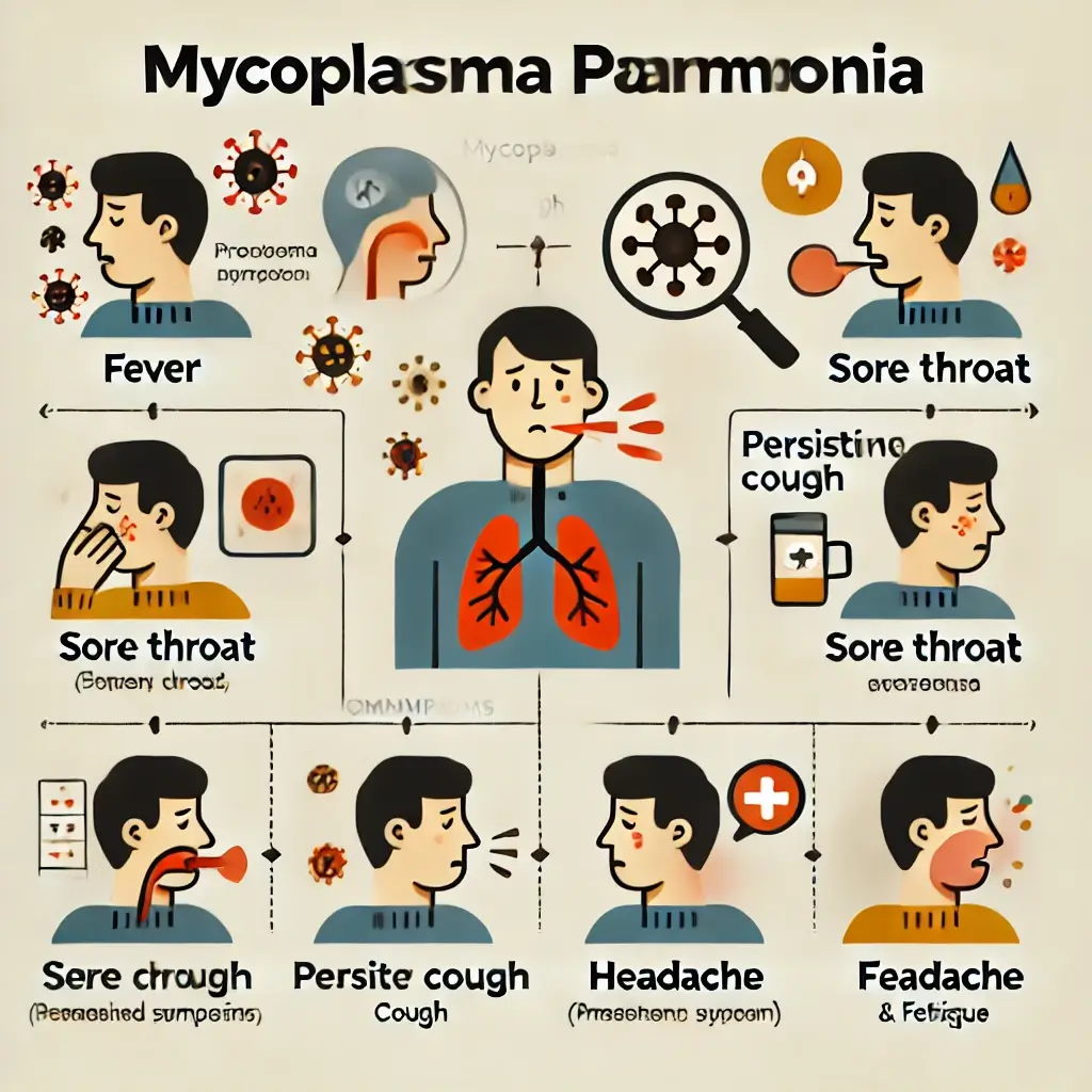 마이코플라즈마 폐렴의 주요 증상