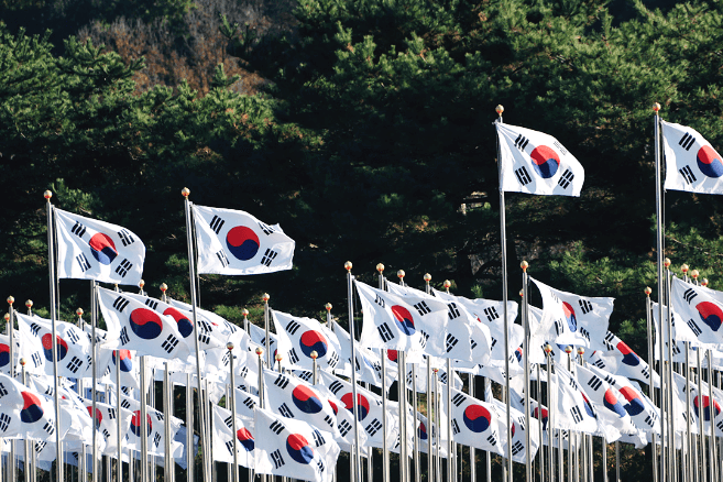 광복절 노래 임시 공휴일 현수막 79주년