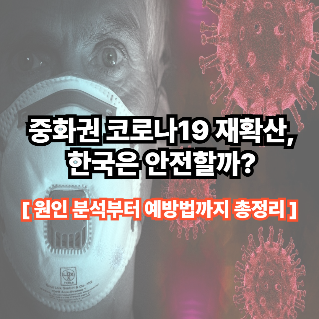 중화권 코로나19 재확산, 한국은 안전할까? 원인 분석부터 예방법까지 총정리
