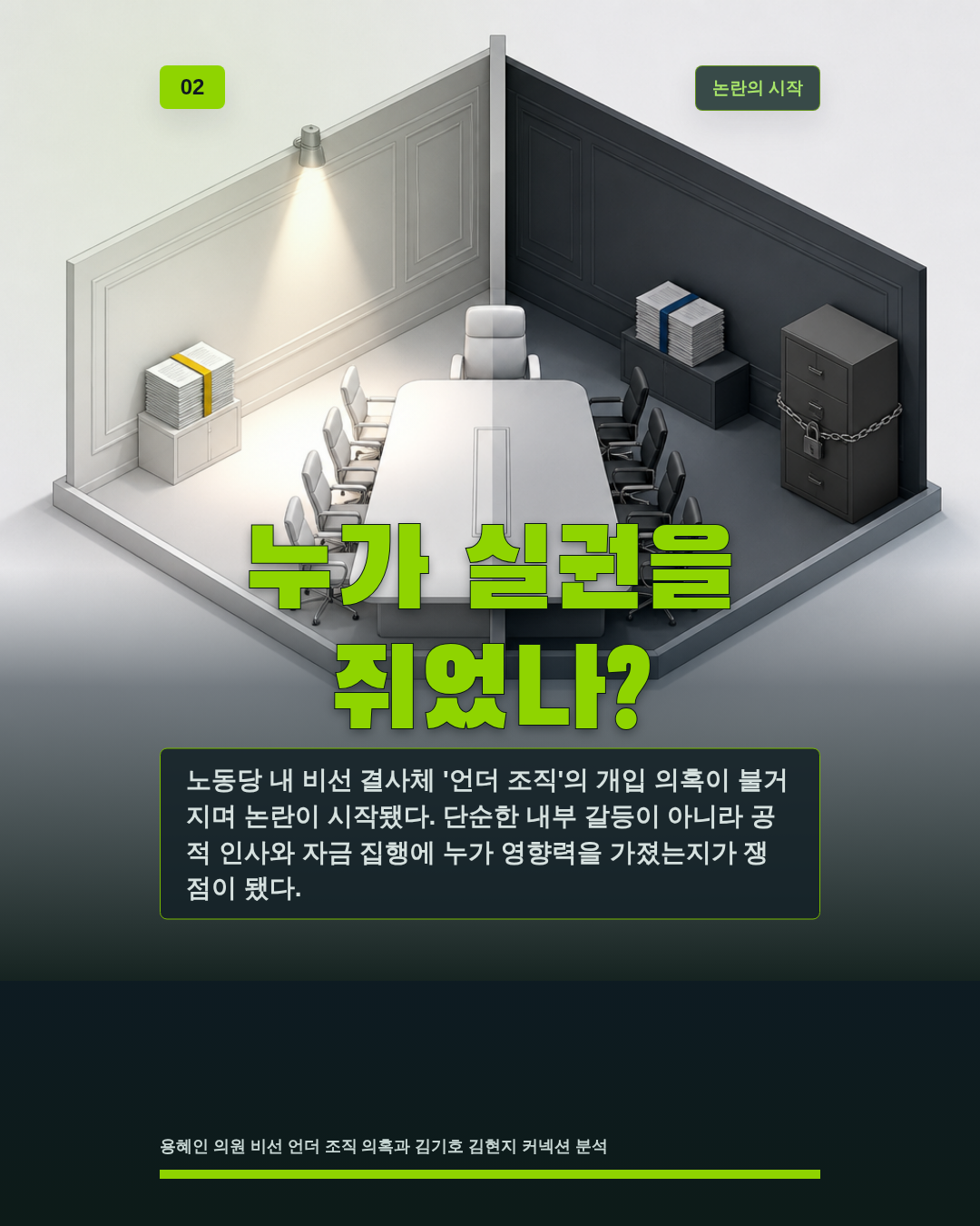 누가 실권을 쥐었나?