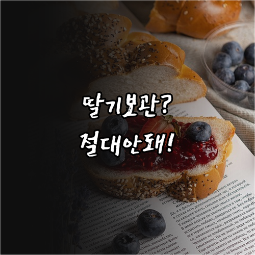 냉장고에 딸기 보관할 때 절대 하면 ..