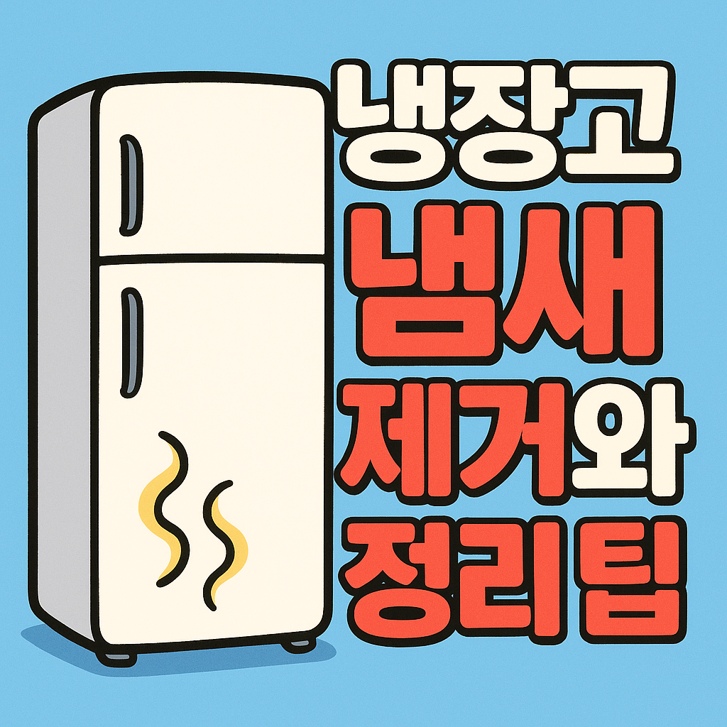 여름철 냉장고 냄새 제거와 정리 팁