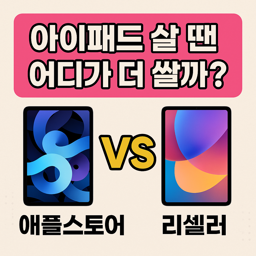 아이패드 살 땐 어디가 더 쌀까?