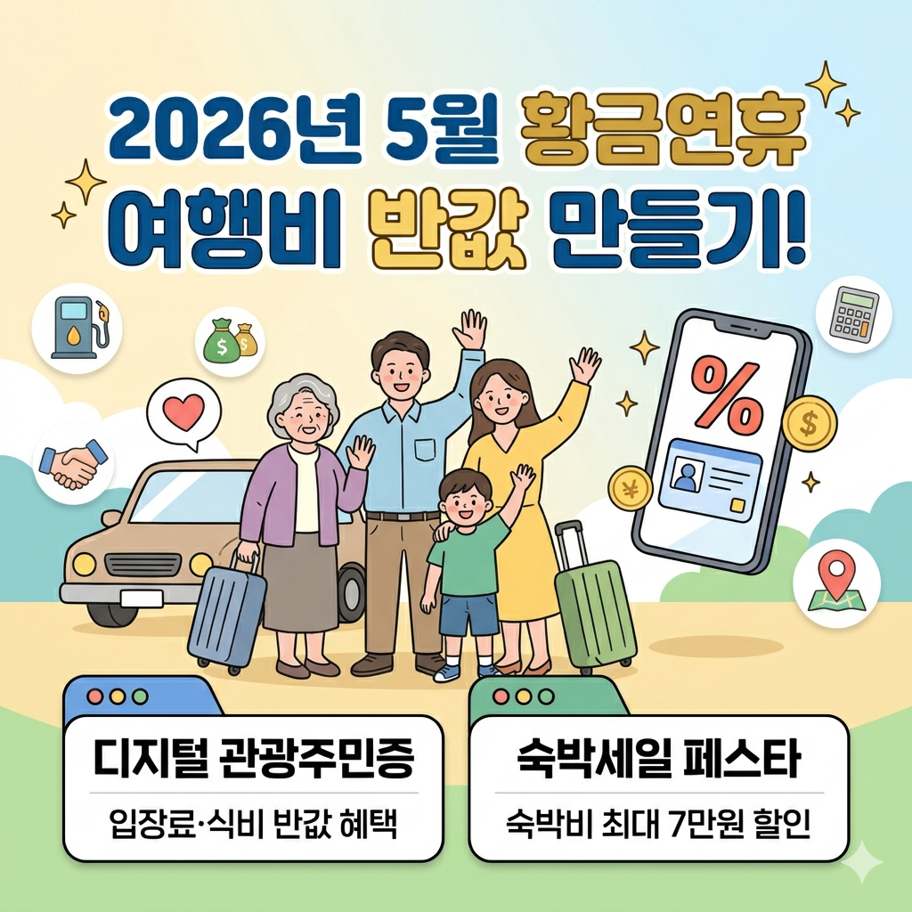 5월 황금연휴 여행비 반값