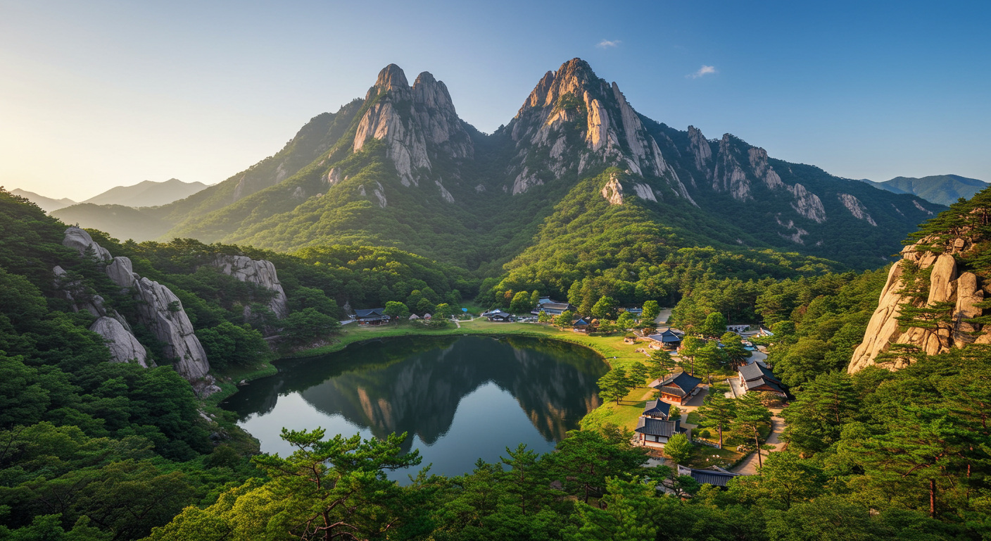 전북 진안 마이산 탑사 일대