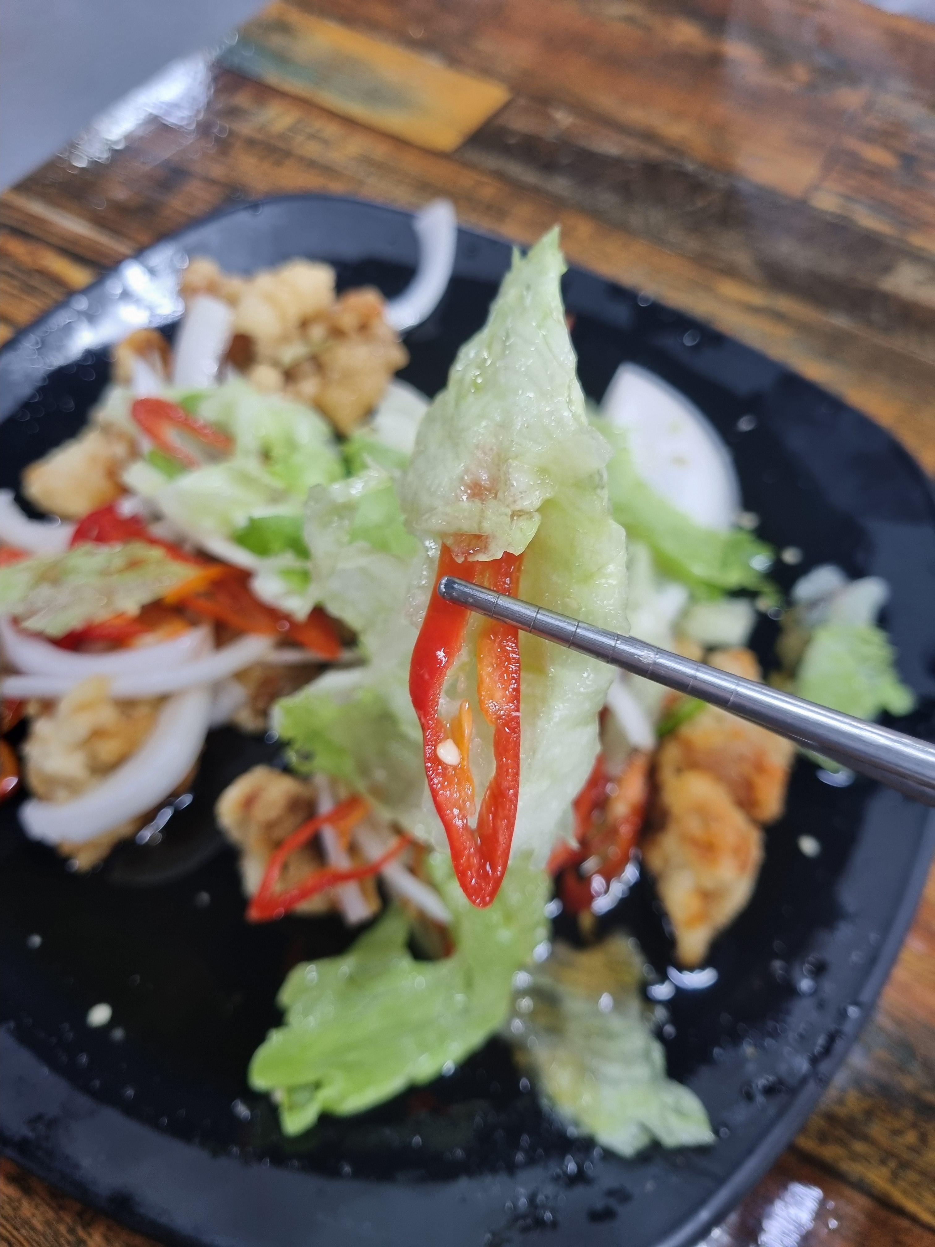 짬뽕강자 고추유린기 양상추