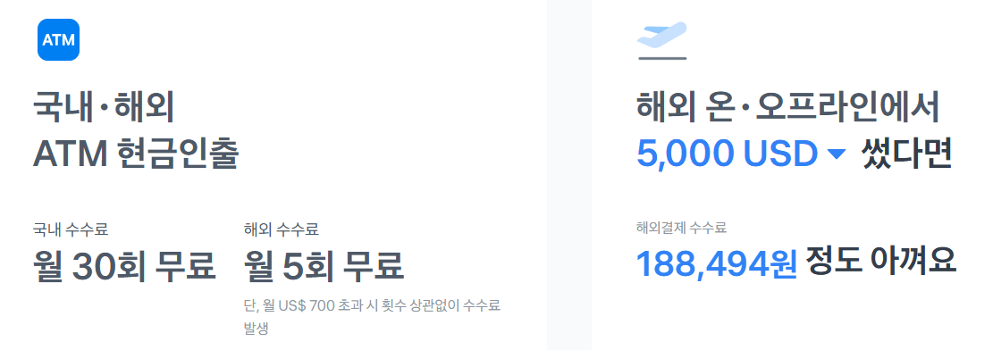 토스뱅크 체크카드 혜택