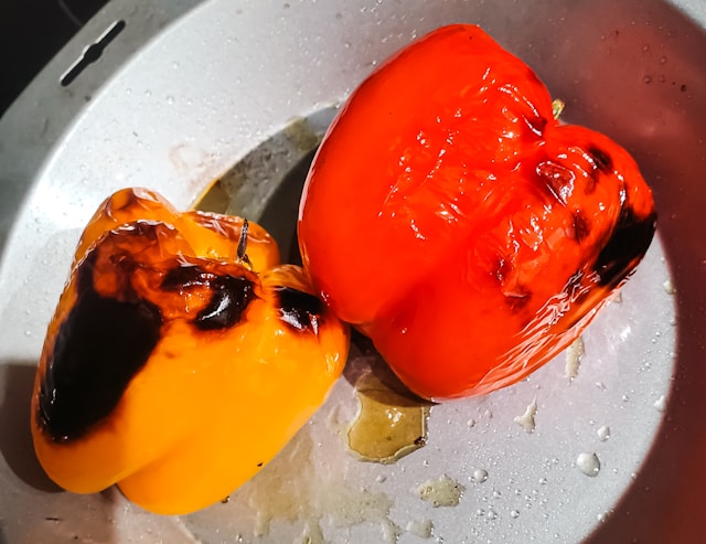 피망 파프리카 그릴 구이 관련 이미지