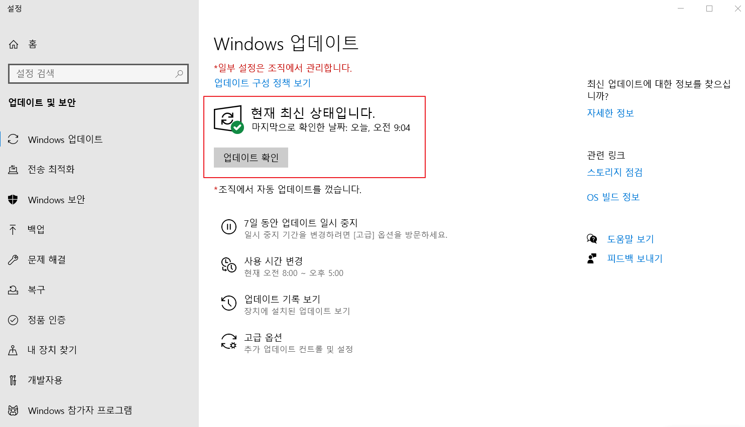 윈도우 창 깜빡임 해결2