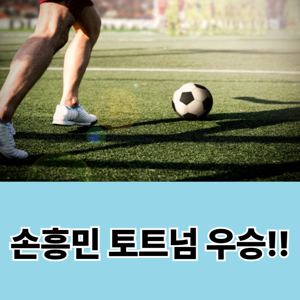 손흥민 토트넘 우승!!1