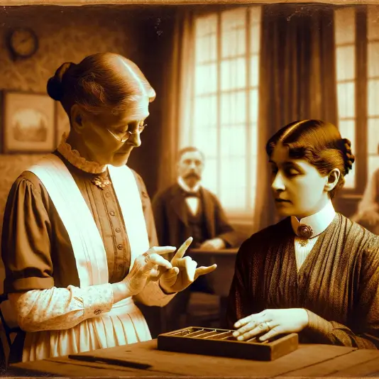 헬렌 켈러와 그녀의 스승 앤 설리번, 언어를 배워가는 중요한 순간