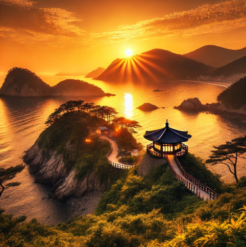 일몰과 일출이 아름다운 연화도 사진