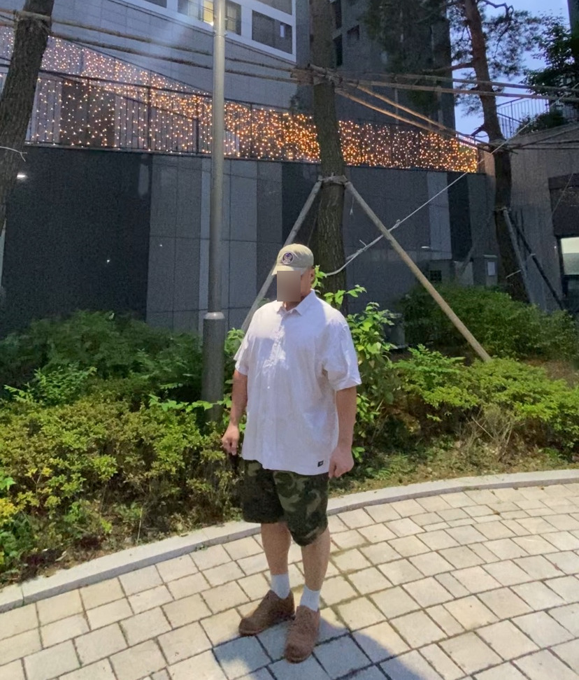 데일리룩('26. 8. 17.)폴로랄프로렌 더블알엘 가먼트다잉 트윌볼캡, 반스 체커보드 반소매셔츠 하와이안셔츠, 로스코 카모 BDU 반바지 팬츠, 야세 YASE 스웨이드 더비슈즈