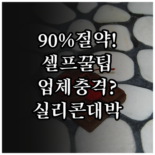 욕실 실리콘 셀프 시공 비용 업체 대..