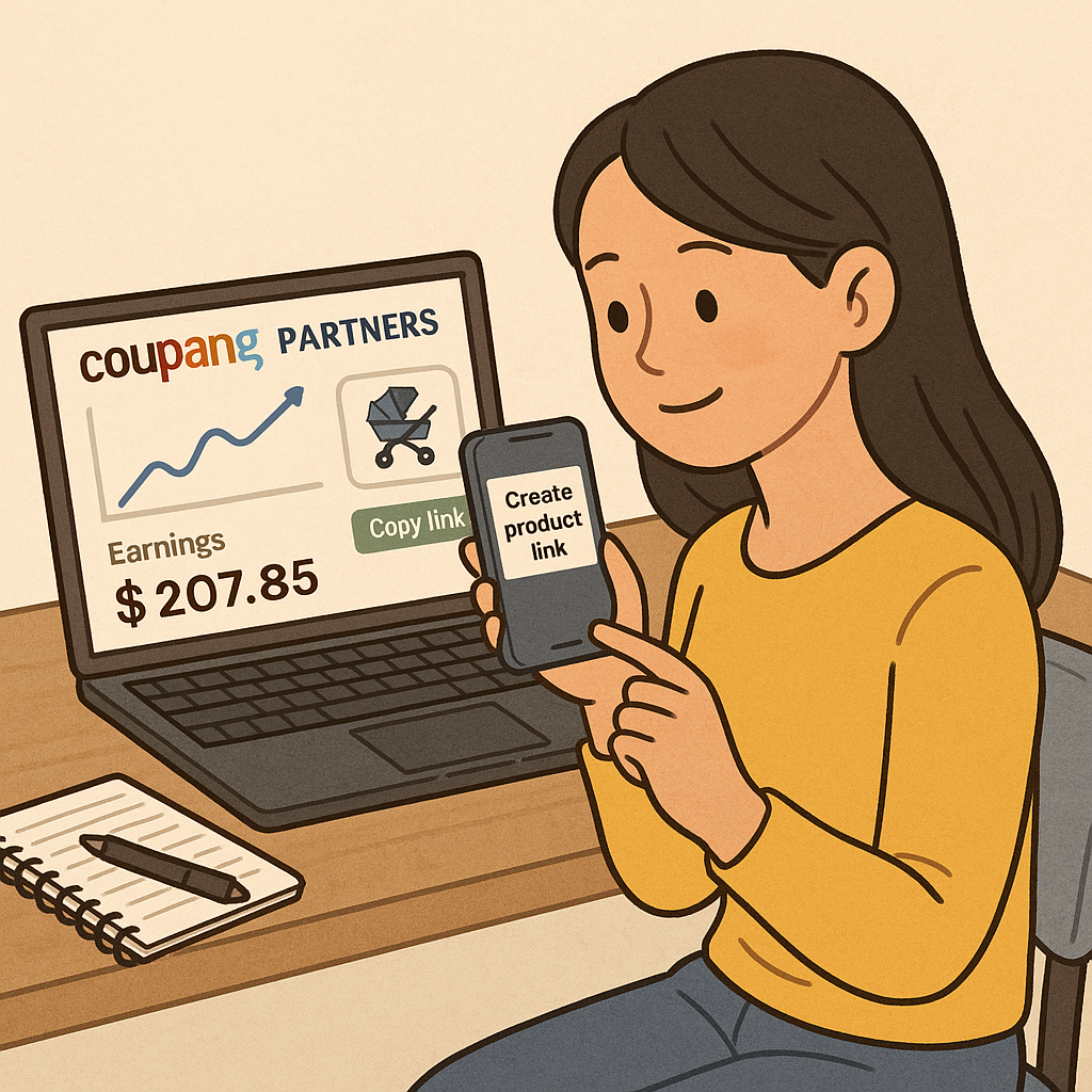 육아휴직 중 실현 가능한 &lsquo;쿠팡 파트너스&rsquo; 수익화 가이드