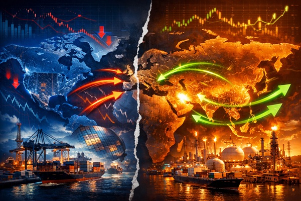 글로벌 자본·무역 흐름 재편 구조도