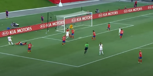 한국 여자 축구 대표팀 FIFA 월드컵 역대 전적 - 한국 스페인, 한국 프랑스, 한국 브라질 축구 경기 결과