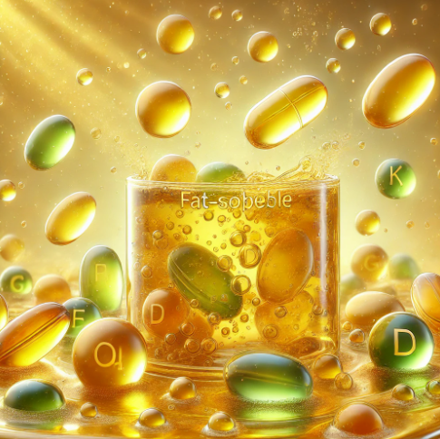 지용성 비타민을 연상시키는 이미지