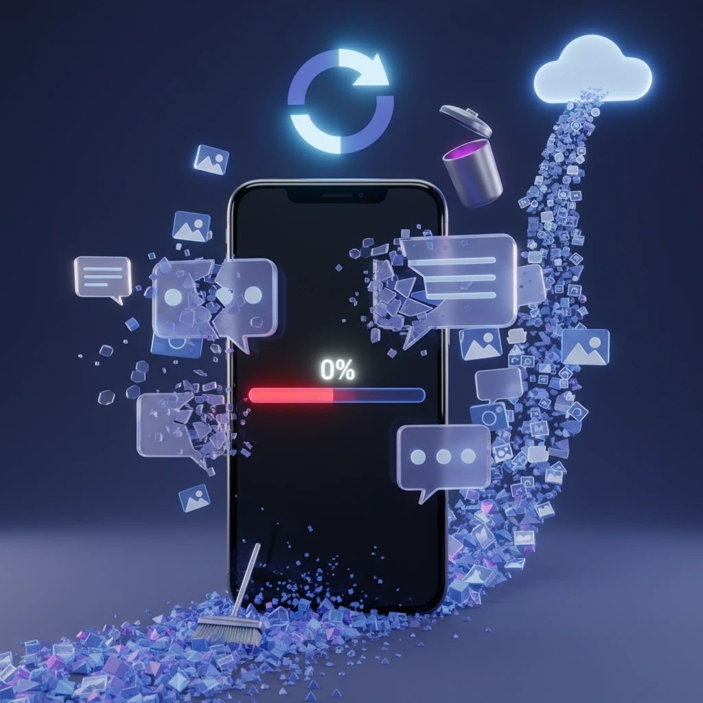 카카오톡 대화 백업 실패 원인과 0퍼..