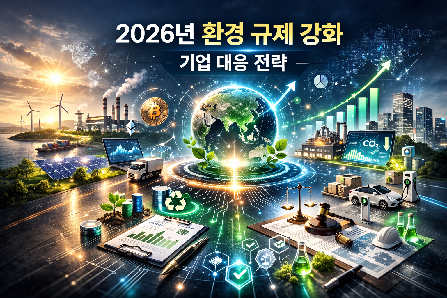 2026년 환경규제 강화, 기업 대응 전략
탄소중립, ESG, 친환경 경영