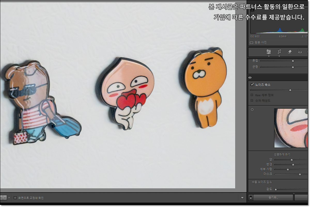 어도비 라이트룸 노이즈 제거