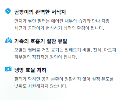 에어컨 필터 청소 방법