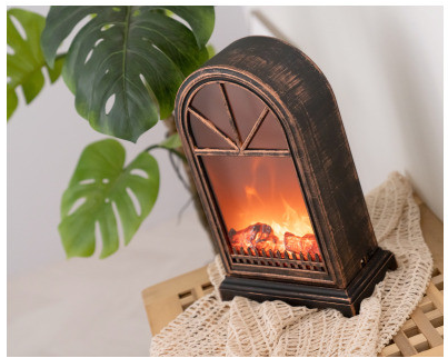 D형 벽난로 무드등