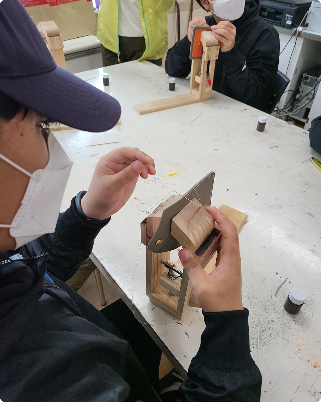 한마디 한마디 다 들어가며 수업중