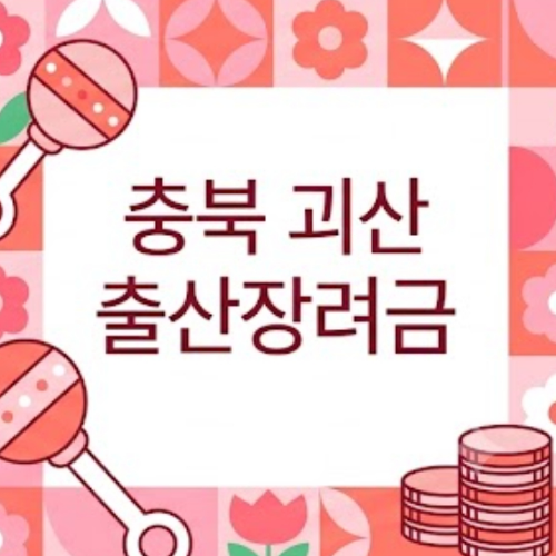 충북 괴산 출산장려금