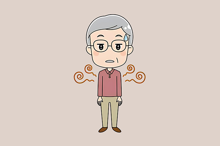 노화로-백내장이-발생한-남성