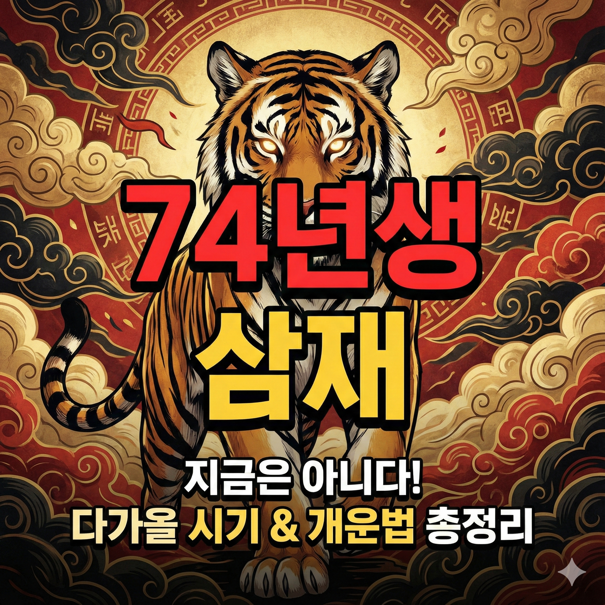 74년생 삼재 총정리 ❘ 2026년 범띠 운세와 다가올 삼재 시기