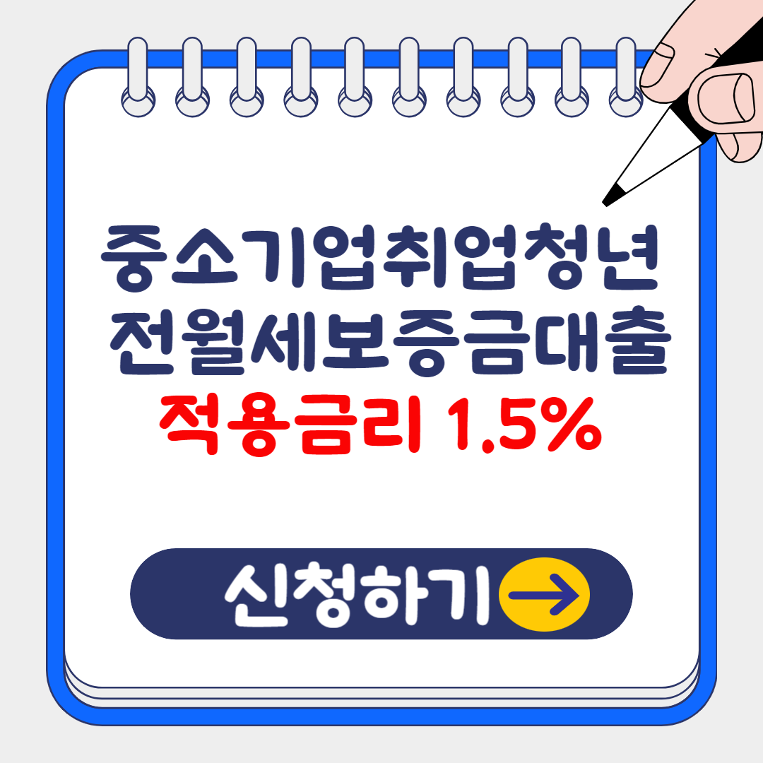 중소기업취업청년 전월세보증금대출 주요 내용 및 필요서류