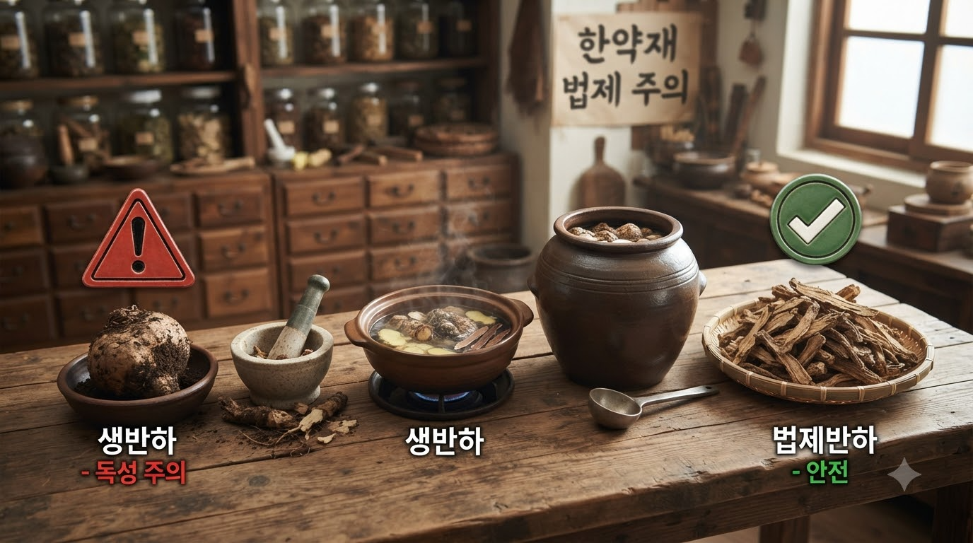 생반하 법반하 차이점과 독성 없애는 ..