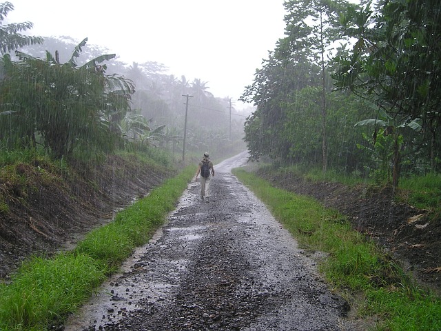 heavy rain