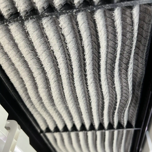 에어컨 필터 청소 전