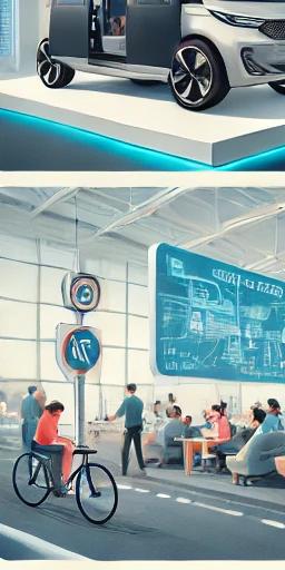 모빌리티쇼를 표현한 사진