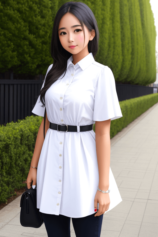 Playground AI로 생성한 그림(2) - 소녀