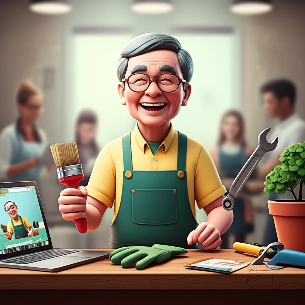 퇴직 후에도 활기차게: 시니어 단기 ..