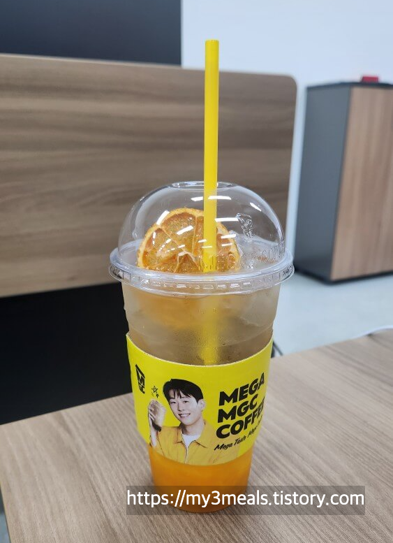 어떤 맛일까 귤 티플레저