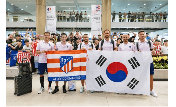 쿠팡 플레이 제공 AT마드리드 명단 관련 사진입니다.