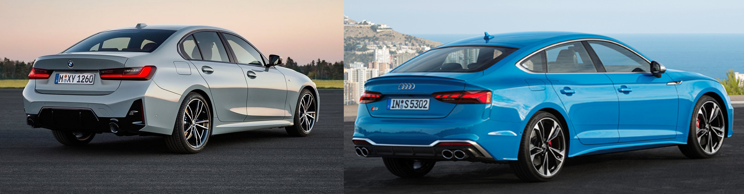 BMW M340i&#44; 아우디 S5 스포트백