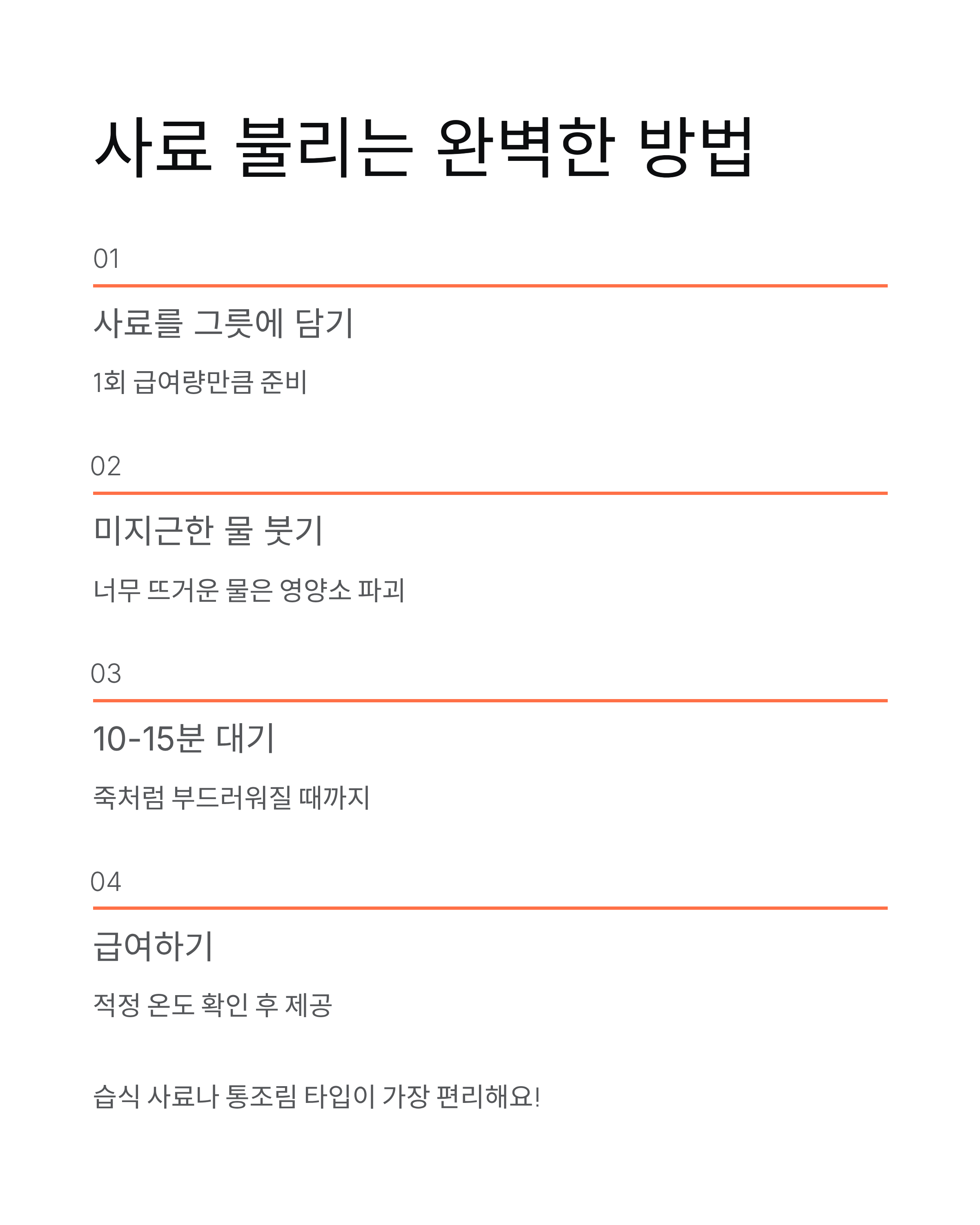 이빨없는 강아지 밥먹이기 - 노견 사료와 유동식 완벽 가이드! 🐶