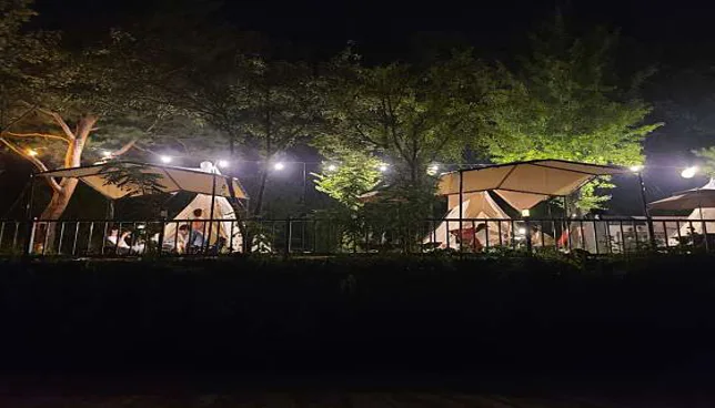 홍천펜션&amp;글램핑캠프별이빛나는밤