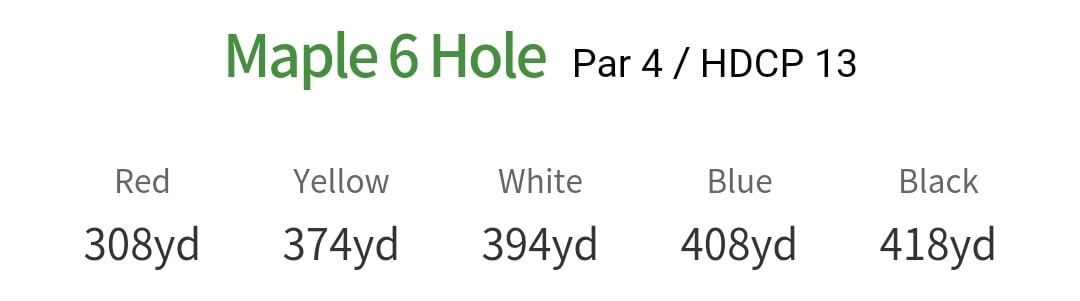 솔모로 컨트리클럽 메이플코스 6